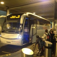 The coach I took from Heathrow to Gatwick