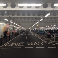 Indulge me. Its the parking garage at Sainsbury's. I thought it was good from a lines and composition perspective.