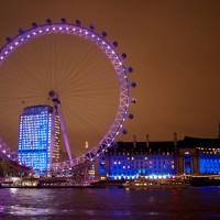 The London Eye at night
